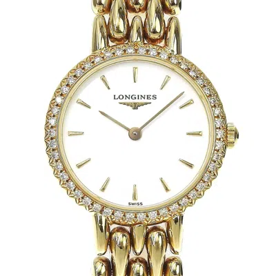 Pre-owned Longines Yellow Gold (18k) Wristwatch () In Multi