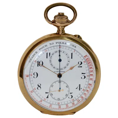 Pre-owned Longines Yellow Gold Pocket Watch