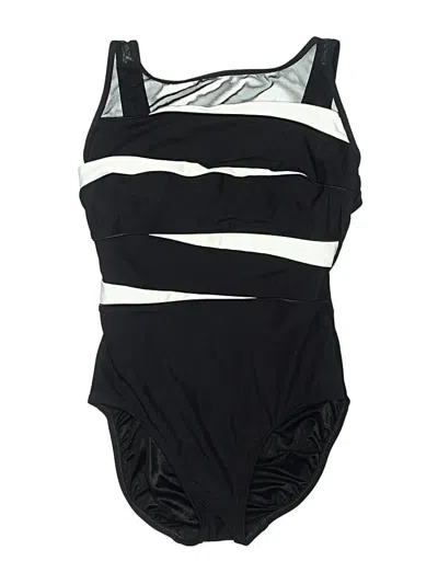 Pre-owned Longitude One Piece Swimsuit In Black