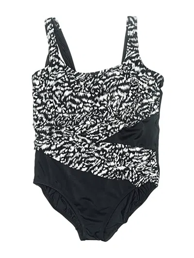 Pre-owned Longitude One Piece Swimsuit In Black