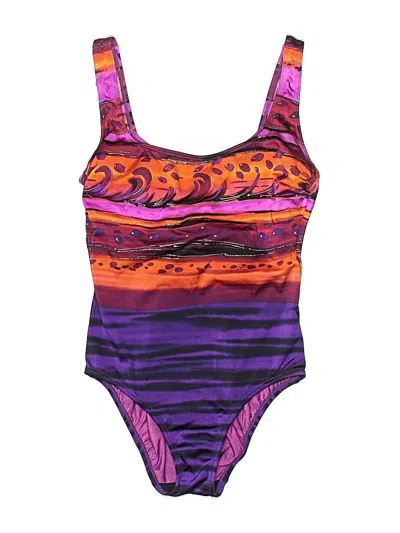 Pre-owned Longitude One Piece Swimsuit In Purple