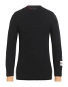 Longo Man Sweater Black Size 1 Wool, Viscose, Polyamide, Cashmere