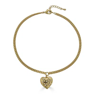 Loni Paul Jewelry Women's Gold Big Heart Necklace