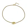 Loni Paul Jewelry Women's Gold Clover Bar Necklace In Gold