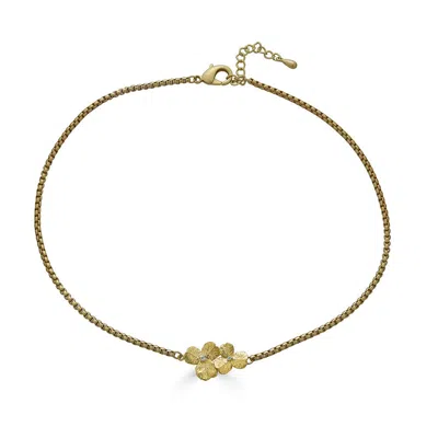 Loni Paul Jewelry Women's Gold Clover Bar Necklace