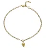 Loni Paul Jewelry Women's Gold Delicate Heart Necklace In Gold