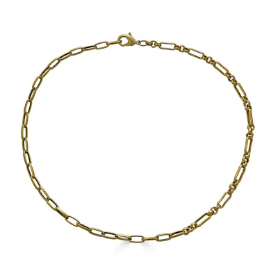 Loni Paul Jewelry Women's Gold Mixed Link Short Layering Chain