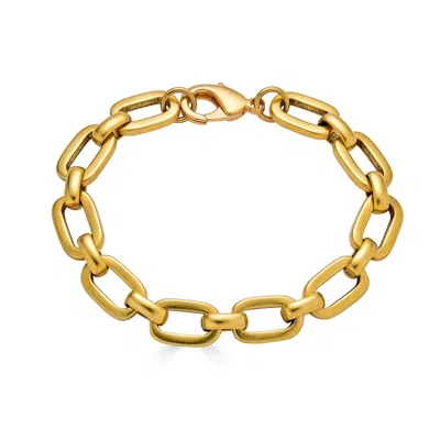 Loni Paul Jewelry Women's Gold Oval Link Bracelet