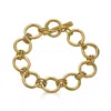 Loni Paul Jewelry Women's Gold Sculpted Circle Bracelet In Gold