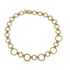Loni Paul Jewelry Women's Gold  Sculpted Circle Necklace In Gold