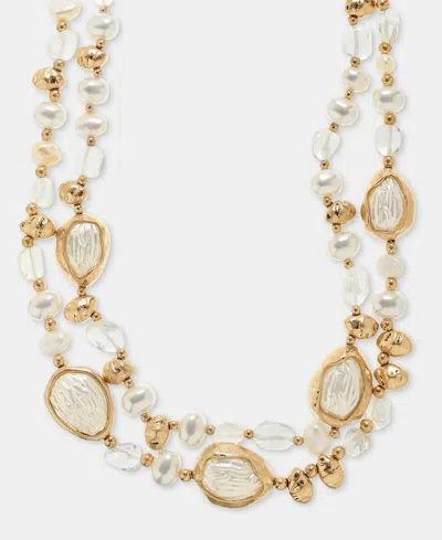 Lonna & Lilly Beaded 28" Adjustable Layered Necklace In Multi