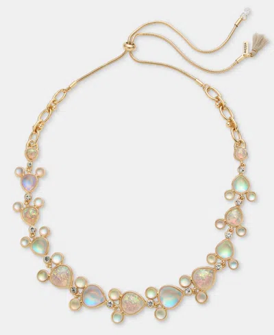 Lonna & Lilly Slider Stone Frontal Necklace In Multi