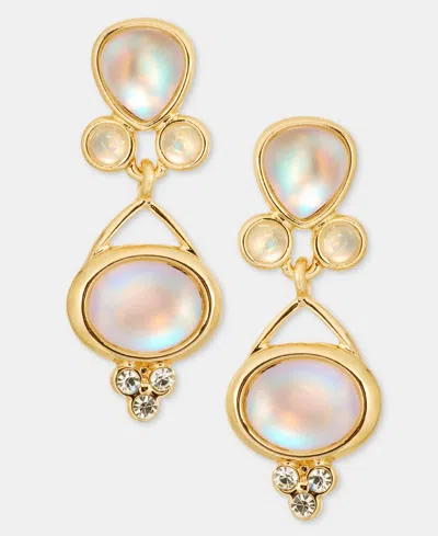 Lonna & Lilly White Post Stone Drop Earrings