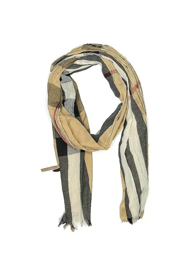 Pre-owned Look By M Scarf In Brown