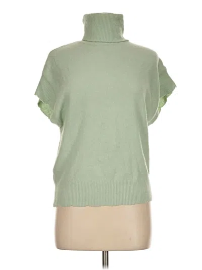 Pre-owned Look By M Turtleneck Sweater In Green