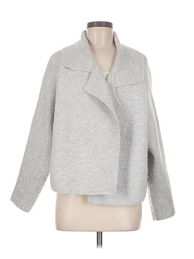 Pre-owned Look Cardigan Sweater In Gray