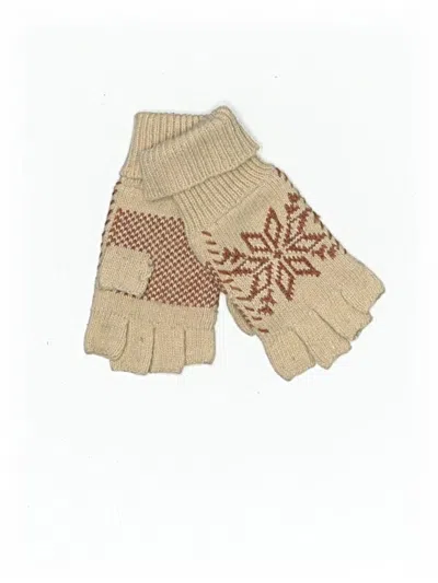 Pre-owned Look Gloves In Brown