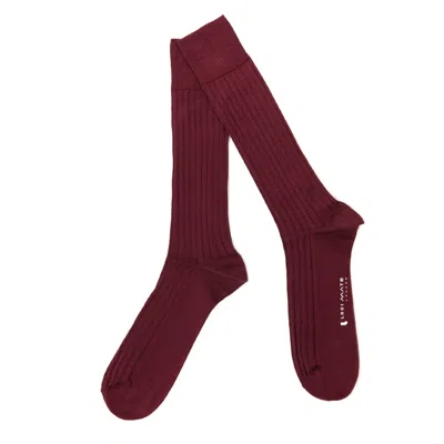 Look Mate London Men's Deep Burgundy - Brown