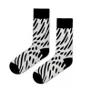 Look Mate London Men's Two Sided Cotton Socks In Black & Off-white Designed By Karan S In Black