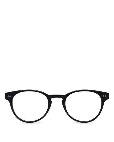 Look Optic Abbey Round Blue Light Glasses, 47mm In Black