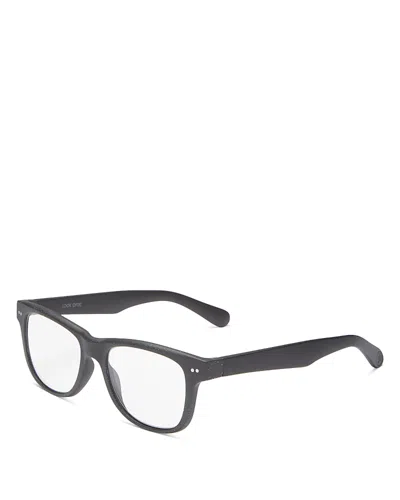 Look Optic Sullivan Square Blue Light Glasses, 52mm In Black/clear