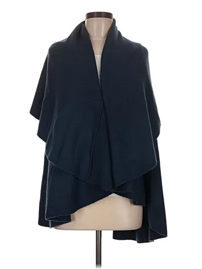 Pre-owned Look Poncho In Blue