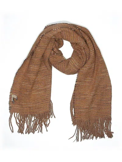 Pre-owned Look Scarf In Brown
