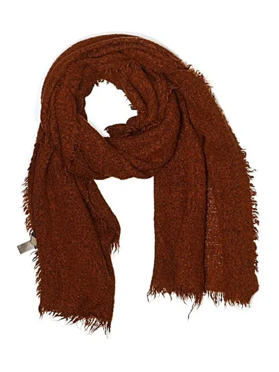 Pre-owned Look Scarf In Brown