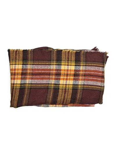 Pre-owned Look Scarf In Brown