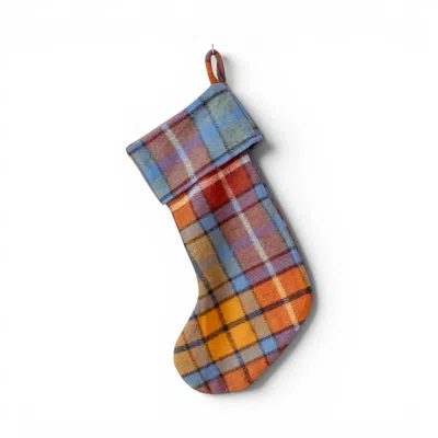 Loom & Cove Neutrals Antique Buchanan - 100% Wool Christmas Stocking