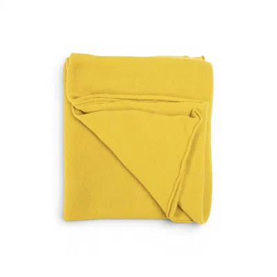 Loom & Cove Women's 100% Cashmere Wrap - Mustard Yellow