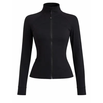 Loom Archives Women's Black Day Flow Zip Up Jacket