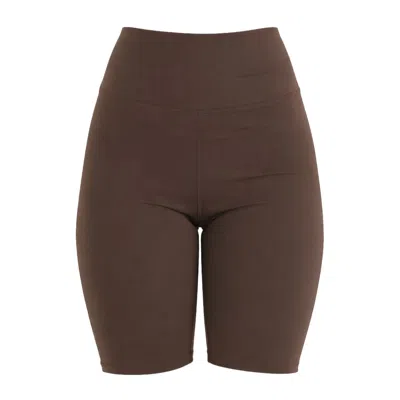 Loom Archives Women's Brown Day Flow Compact Cycle Short