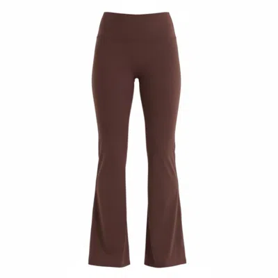Loom Archives Women's Brown Day Flow High Waisted Flared Legging