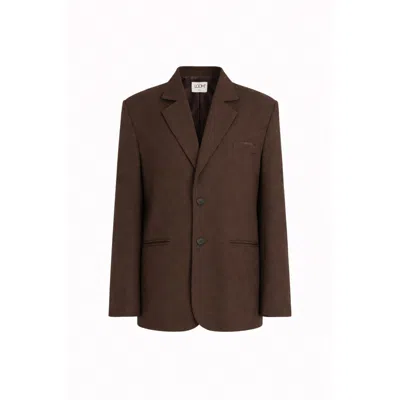 Loom Archives Women's Brown Loom Oversized Blazer