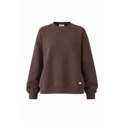 Loom Archives Women's Brown Loom Waffle Sweatshirt