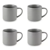 Loom + Forge Ren 4-pc. Coffee Mug In Gray