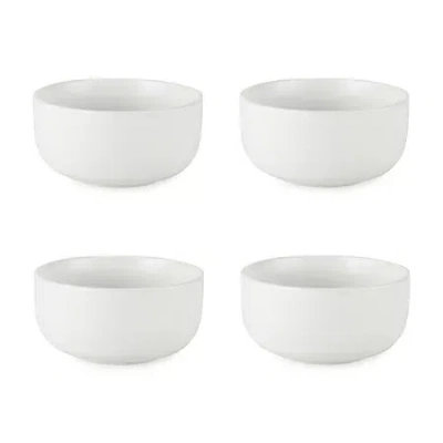 Loom + Forge Ren 4-pc. Stoneware Cereal Bowl In White