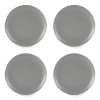 Loom + Forge Ren 4-pc. Stoneware Salad Plate In Gray
