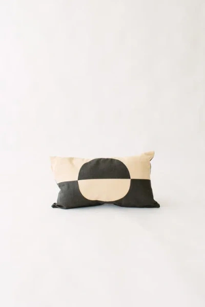 Loom Imports Blue Moon Lumbar  Pillow In White