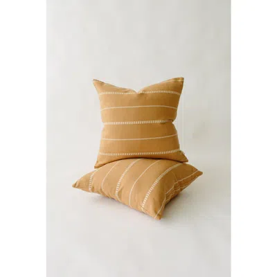 Loom Imports Brocade Pillow In Brown