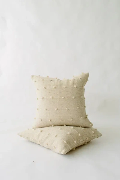Loom Imports Loop Pillow In White