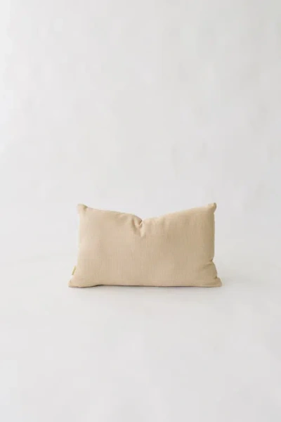 Loom Imports Pinstripe Lumbar Pillow In Neutral