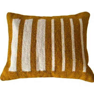 Loom Imports Wool Gradient Stripe Pillow