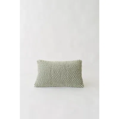 Loom Imports Wool Nub Lumbar Pillow In Gray