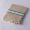 Loom.ist Hand Loomed Muslin Linen Beach Towel In Blue