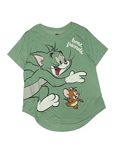 Pre-owned Looney Tunes Kids' Short Sleeve T-shirt In Green