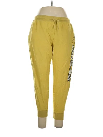 Pre-owned Looney Tunes Sweatpants In Yellow