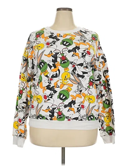 Pre-owned Looney Tunes Sweatshirt In White