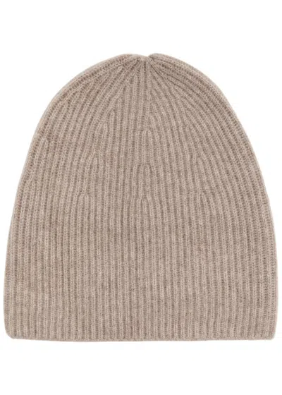 Loop Cashmere Cashmere Beanie In Beige